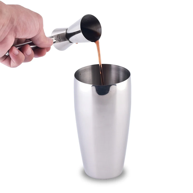 Cross-border Stainless Steel Handle Measuring Cup Bar Gadgets Double Measuring Cup Cocktail Making Tools
Cross-border Stainless Steel Handle Measuring Cup Bar Gadgets Double Measuring Cup Cocktail Making Tools