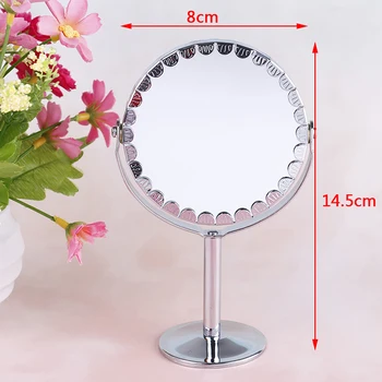 Portable LED Lighted Makeup Mirror Dual 2 Sided Round Shape LEDs Rotating Cosmetic Mirror Stand Magnifier Mirror
Portable LED Lighted Makeup Mirror Dual 2 Sided Round Shape LEDs Rotating Cosmetic Mirror Stand Magnifier Mirror