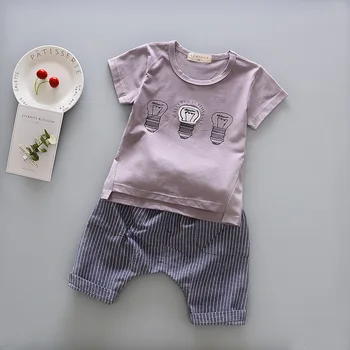 Baby Boy Clothes Suit Cartoon Light Bulb Short-sleeved T-shirt Pants 2-piece Suit Kids Clothes Cotton Comfort Set
Baby Boy Clothes Suit Cartoon Light Bulb Short-sleeved T-shirt Pants 2-piece Suit Kids Clothes Cotton Comfort Set