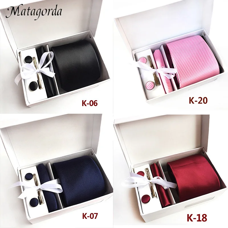 Upscale Pure Color Tie 8CM Necktie Pocket Square Handkerchief Cufflinks Tie Clip Set Gift Box Packing Man Tie Hanky Luxury Gift 
Upscale Pure Color Tie 8CM Necktie Pocket Square Handkerchief Cufflinks Tie Clip Set Gift Box Packing Man Tie Hanky Luxury Gift