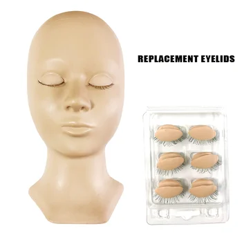 Viplash Soft Model Silicone Head Mannequin Flat Head Practice Make Up Massage Training Model Eyelash Extensions Beauty
Viplash Soft Model Silicone Head Mannequin Flat Head Practice Make Up Massage Training Model Eyelash Extensions Beauty
