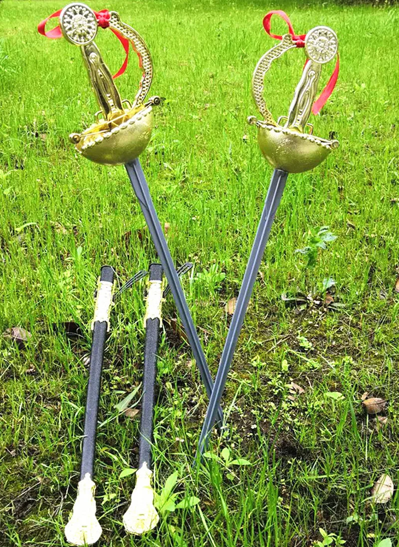 Cos Props Weapon Equipment Fencing Prince Sword Pirate Sword Zorro Sword 70cm Plastic Western Sword Stage Cosplay Props
Cos Props Weapon Equipment Fencing Prince Sword Pirate Sword Zorro Sword 70cm Plastic Western Sword Stage Cosplay Props