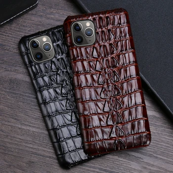 Genuine Leather Phone Case For iPhone 11 Pro Case Crocodile Tail Texture For Apple X XS Max XR 6 6S 7 8 Plus 9 Cover Funda Capa
Genuine Leather Phone Case For iPhone 11 Pro Case Crocodile Tail Texture For Apple X XS Max XR 6 6S 7 8 Plus 9 Cover Funda Capa