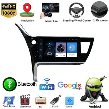 1+16G Android 9.1 WiFi Car Radio Multimedia Player for Toyota Corolla 2017-2018 Navigation GPS 2 Din 10 Inch 30 Preset FM
1+16G Android 9.1 WiFi Car Radio Multimedia Player for Toyota Corolla 2017-2018 Navigation GPS 2 Din 10 Inch 30 Preset FM
