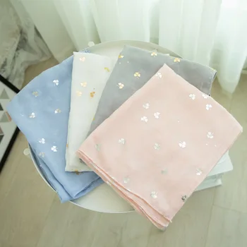 Pastoral pure color cotton and hemp scarf forest girl fresh four-leaf printed silk scarf sunscreen
Pastoral pure color cotton and hemp scarf forest girl fresh four-leaf printed silk scarf sunscreen