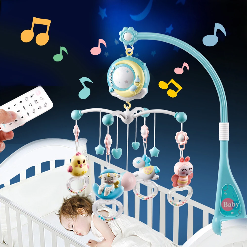 Baby Rattles Crib Mobiles Toy Holder Rotating Mobile Bed Bell Musical Box Projection 0-12 Months Baby Toys Kids Educational Toys
Baby Rattles Crib Mobiles Toy Holder Rotating Mobile Bed Bell Musical Box Projection 0-12 Months Baby Toys Kids Educational Toys
