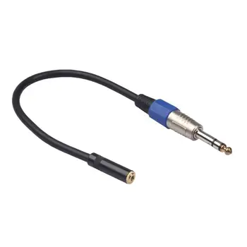 0.3m 1ft 6.35mm 1/4inch TRS Male to 3.5mm Female 1/8inch Stereo Audio Adapter Cable
0.3m 1ft 6.35mm 1/4inch TRS Male to 3.5mm Female 1/8inch Stereo Audio Adapter Cable