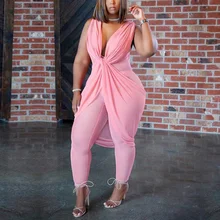 4xl 5xl Plus Size Jumpsuits & Rompers for Women V Neck Sleeveless Bodycon High Waisted Sexy Evening Night Club Overalls Jumpsuit
4xl 5xl Plus Size Jumpsuits & Rompers for Women V Neck Sleeveless Bodycon High Waisted Sexy Evening Night Club Overalls Jumpsuit