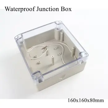 160x160x80mm Waterproof Plastic Junction Box Transparent Clear Electrical Project Case ABS IP65 Outdoor Enclosure 160*160*80mm
160x160x80mm Waterproof Plastic Junction Box Transparent Clear Electrical Project Case ABS IP65 Outdoor Enclosure 160*160*80mm