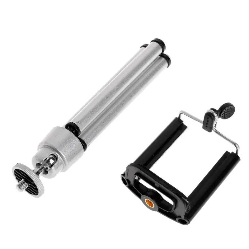 Tripod Stand With Clip Rotary Aluminium Alloy Holder For Phone Laser Level Digital SLR Camera
Tripod Stand With Clip Rotary Aluminium Alloy Holder For Phone Laser Level Digital SLR Camera