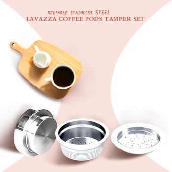 Lavazza Coffee Filters For Lavazza A Modo Mio Machine Refillable Reusable Stainless Steel Coffee Capsule Pod Tamper Spoon Set
Lavazza Coffee Filters For Lavazza A Modo Mio Machine Refillable Reusable Stainless Steel Coffee Capsule Pod Tamper Spoon Set