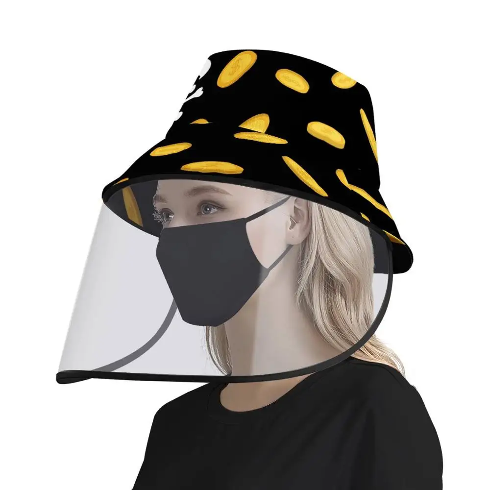 

Protection Mask Removable Windproof Anti-dust Anti-droplet Spittle Face Covering for Bucket Hat Sun Visor Hat Baseball Cap