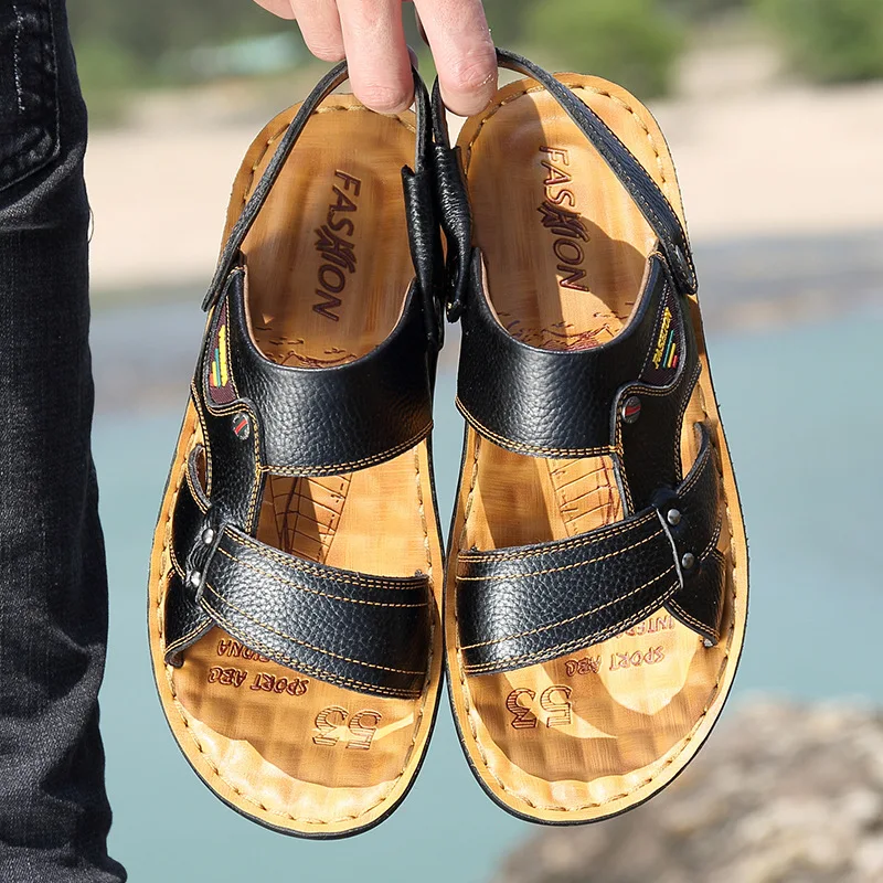 2018 Summer New Style Men Genuine Leather Sandals Holiday Fashion Travel Summer Cool Sandals
2018 Summer New Style Men Genuine Leather Sandals Holiday Fashion Travel Summer Cool Sandals
