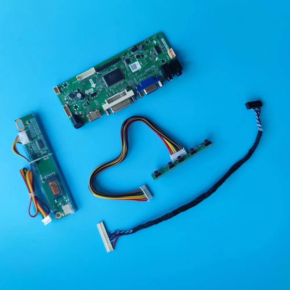 Комплект для Φ/002/N01 HDMI-совместимый экран DVI VGA плата контроллера M.NT68676 1366 ×768