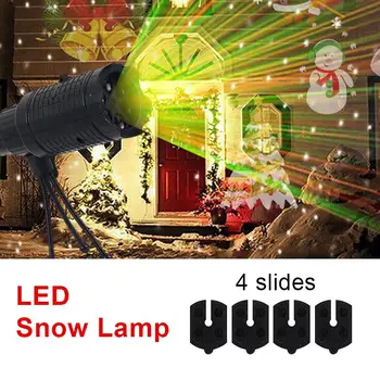 Landscape Lamp LED Christmas Decor RGBW 4 Pattern Black Portable Moving Stage Light Home Flashlight Xmas Projector Lights
Landscape Lamp LED Christmas Decor RGBW 4 Pattern Black Portable Moving Stage Light Home Flashlight Xmas Projector Lights
