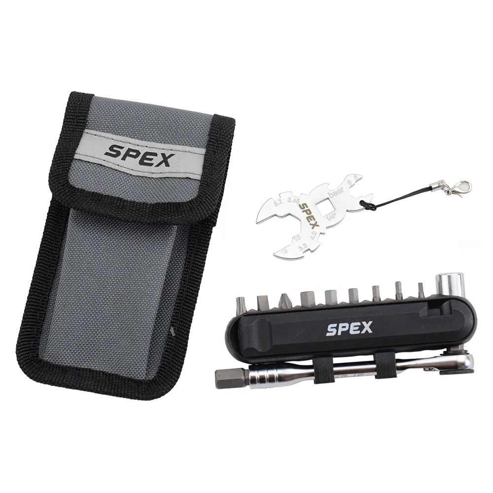 Taiwan SPEX 22 in 1 Multifunction Bicycle Repair Tools Set 1/4" Hex Bike Spanner Wrench Mini MTB Mountain Bike Repair Tool Kits
Taiwan SPEX 22 in 1 Multifunction Bicycle Repair Tools Set 1/4" Hex Bike Spanner Wrench Mini MTB Mountain Bike Repair Tool Kits