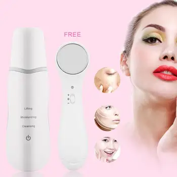 Professional Ultrasonic Photon Skin Scrubber Household Facial Peeling Pores Cleaner+ Ion Skin Care Massage Machine Beauty Tools 
Professional Ultrasonic Photon Skin Scrubber Household Facial Peeling Pores Cleaner+ Ion Skin Care Massage Machine Beauty Tools