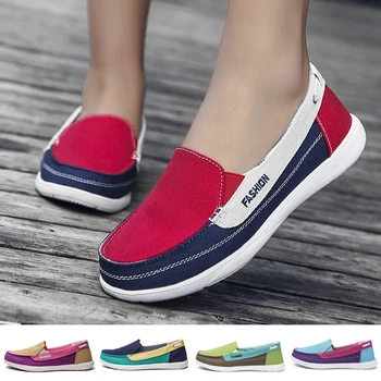 Women's Canvas Shoes Low Breathable Solid Color Flat Soft Bottom Casual Shoes 
Women's Canvas Shoes Low Breathable Solid Color Flat Soft Bottom Casual Shoes