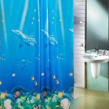 Opaque Shower Curtain / High-Grade Waterproof Shower Curtain Mildew Trade Jumbo Ocean Blue Series Bathroom Shower Curtain 
Opaque Shower Curtain / High-Grade Waterproof Shower Curtain Mildew Trade Jumbo Ocean Blue Series Bathroom Shower Curtain
