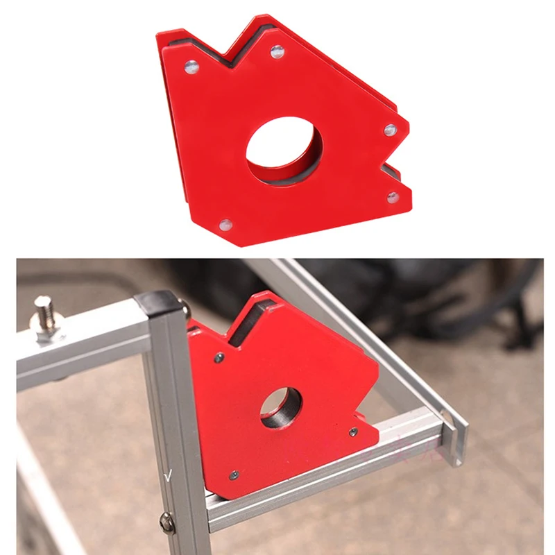 50LBS Angle Soldering Locator Strong Magnetic Welding Corner Holder Positioner Soldering Locator Welding Tool Accessories
50LBS Angle Soldering Locator Strong Magnetic Welding Corner Holder Positioner Soldering Locator Welding Tool Accessories