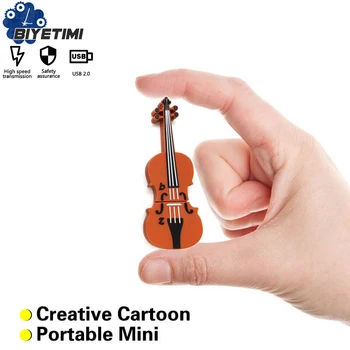 

Biyetimi Musical Instrument Model Pendrive 32GB usb флэш-накопители 16GB 8GB 64GB USB Flash Drive Violin Guitar Pen drive