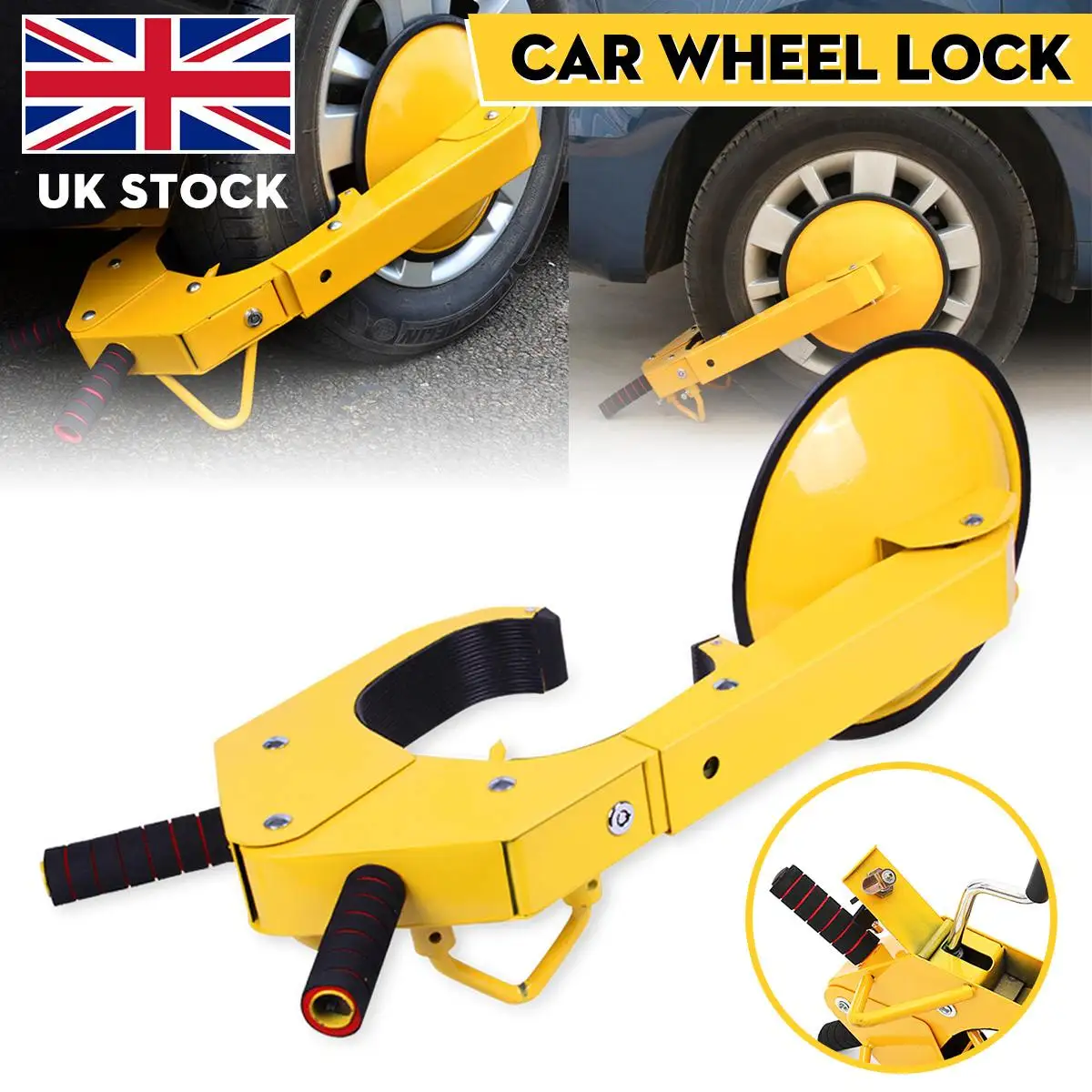 ATV RV Car Tire Claw Wheel Clamp Boat Truck Trailer Lock Anti Theft Parking Boot Theft Devices Foldable Vehicle Lock for Car
ATV RV Car Tire Claw Wheel Clamp Boat Truck Trailer Lock Anti Theft Parking Boot Theft Devices Foldable Vehicle Lock for Car
