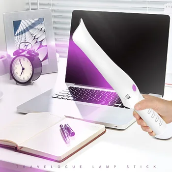 Handheld UV Disinfection Stick Rechargeable Disinfection Light Portable UV-C Germicidal Lamp Tube 4 Working Modes
Handheld UV Disinfection Stick Rechargeable Disinfection Light Portable UV-C Germicidal Lamp Tube 4 Working Modes