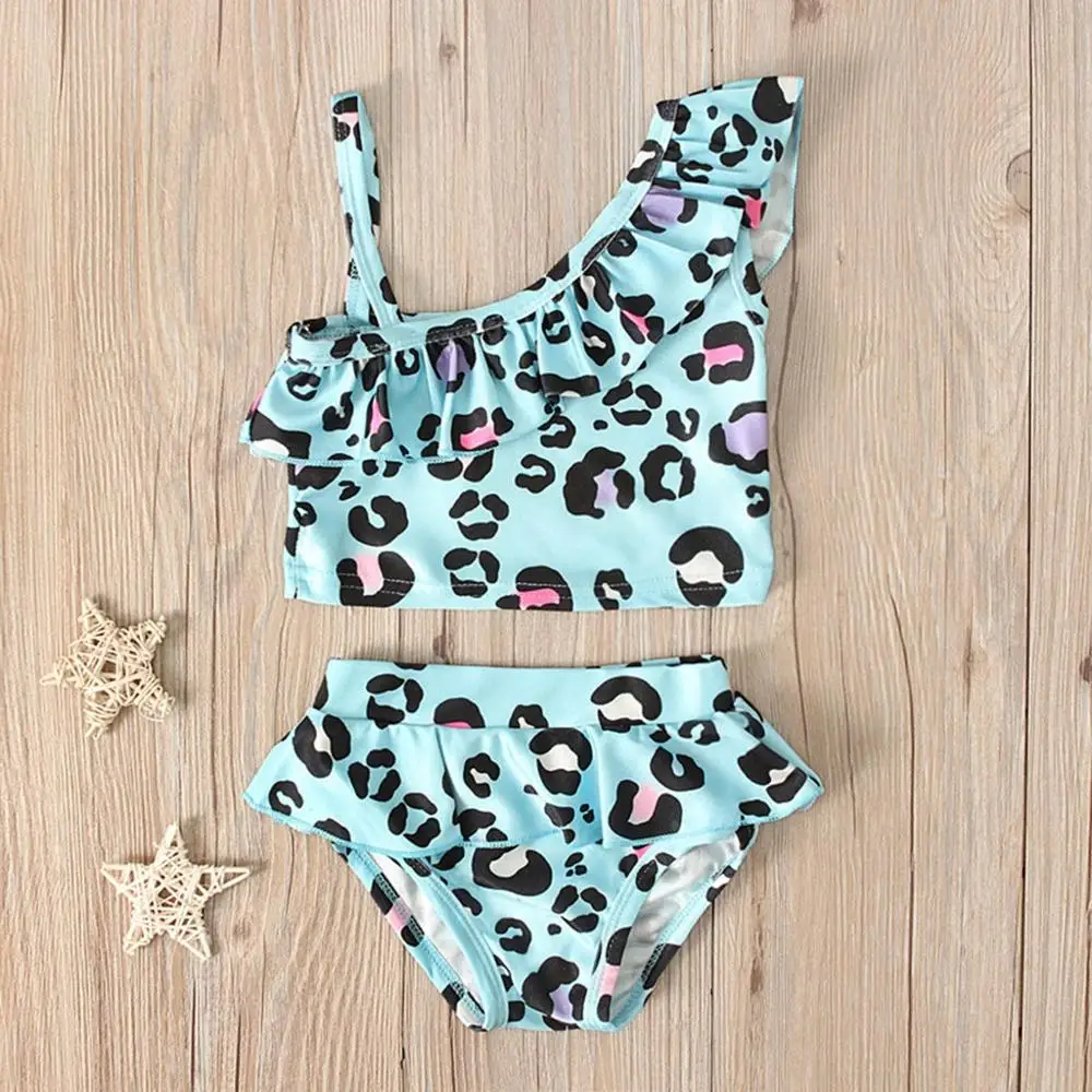 Swimsuit Kids Girls Bikini Off Shoulder Ruffle Printed Two-Piece Swimsuit Summer Beach Bikini Swimsuits + Shorts Swimwear Set#A3
Swimsuit Kids Girls Bikini Off Shoulder Ruffle Printed Two-Piece Swimsuit Summer Beach Bikini Swimsuits + Shorts Swimwear Set#A3