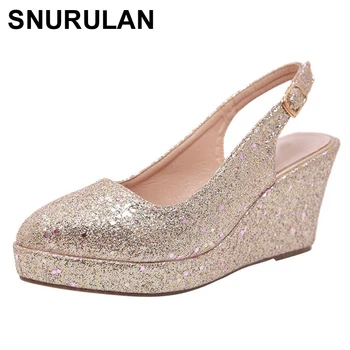 SNURULANSummer Sandals Slippers Women High Quality Fashion Solid Sequins Bling Buckle Wedges Casual Ladied Gladiator Shoes Women
SNURULANSummer Sandals Slippers Women High Quality Fashion Solid Sequins Bling Buckle Wedges Casual Ladied Gladiator Shoes Women