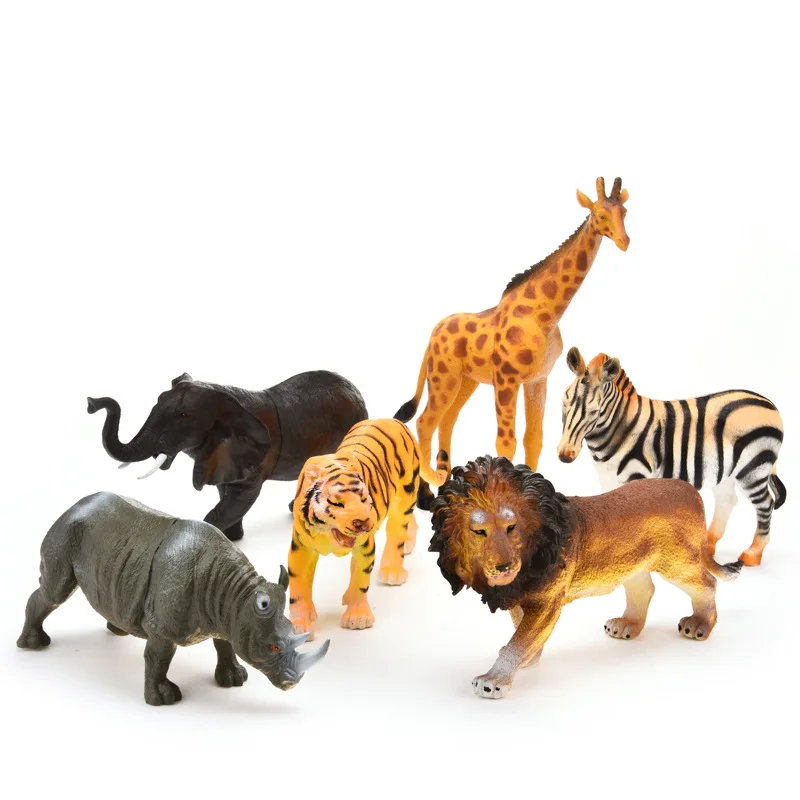 Cross Border Model Forest Animal Model Toy Tiger Lion Elephant Rhino Model Ornaments Children'S Educational Toy
Cross Border Model Forest Animal Model Toy Tiger Lion Elephant Rhino Model Ornaments Children'S Educational Toy