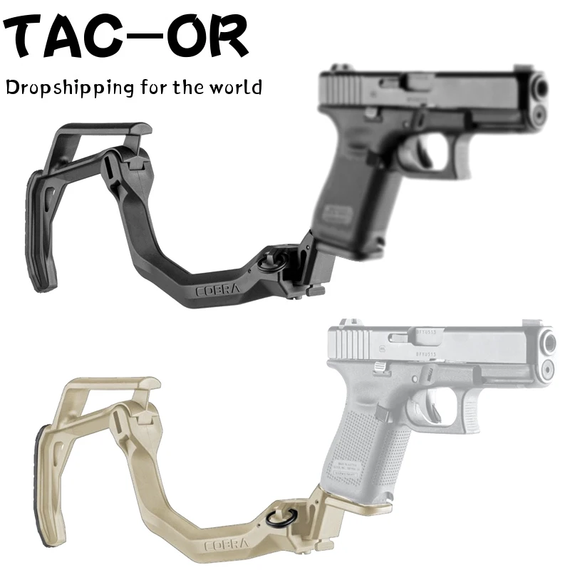 Tactical Foldable Pistol Stock Folding Buttstock Handgun Shoulder Stock for Glock 17 19 19x 18 22 23 31 32 34 35 45 GEN 2 3 4 5
Tactical Foldable Pistol Stock Folding Buttstock Handgun Shoulder Stock for Glock 17 19 19x 18 22 23 31 32 34 35 45 GEN 2 3 4 5