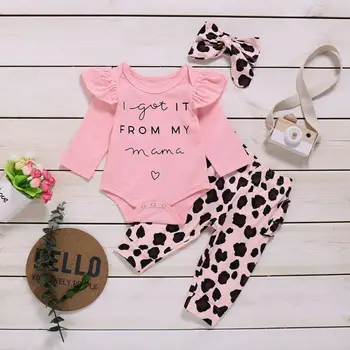Newborn Infant Baby Girl Leopard Clothes Romper Tops+Pants Headband Outfits
Newborn Infant Baby Girl Leopard Clothes Romper Tops+Pants Headband Outfits