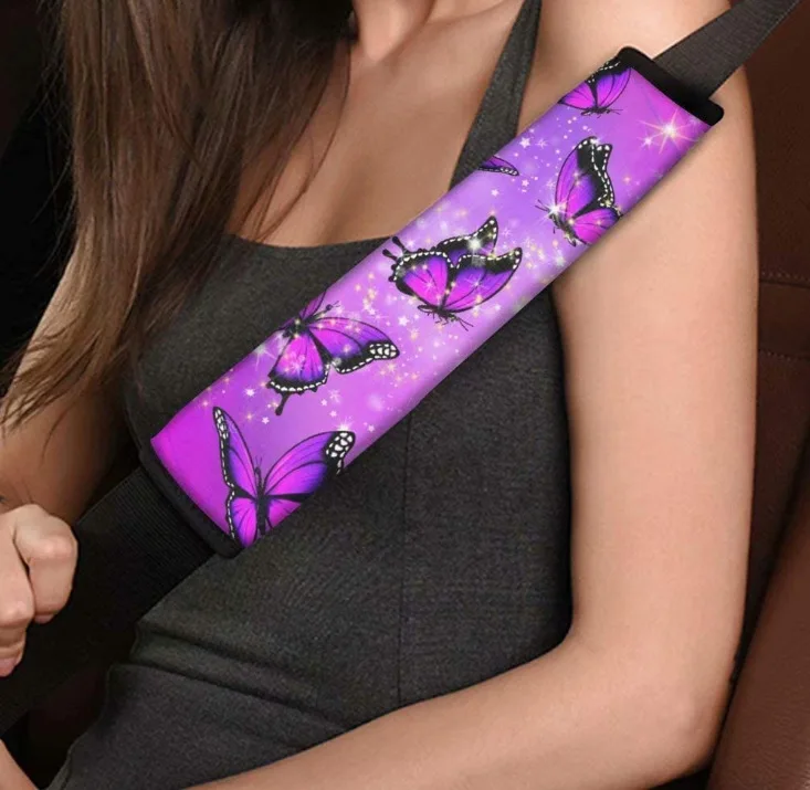 Neoprene Safety Belt Shoulder Sleeve Universal Car Magenta Butterfly Shoulder Sleeve Interior Trim Supplies
Neoprene Safety Belt Shoulder Sleeve Universal Car Magenta Butterfly Shoulder Sleeve Interior Trim Supplies
