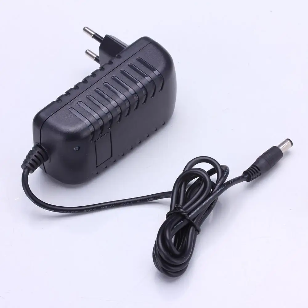 12.6V 2A Rechargeable Lithium Battery Charger LED Indicator Light Power Adapter 5.5x2.1mm Plug
12.6V 2A Rechargeable Lithium Battery Charger LED Indicator Light Power Adapter 5.5x2.1mm Plug