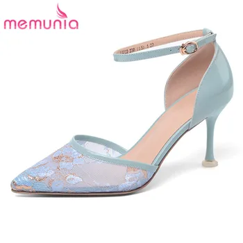 MEMUNIA 2020 new arrive party wedding shoes women pumps patent leather +mesh buckle elegant summer thin high heels ladies
MEMUNIA 2020 new arrive party wedding shoes women pumps patent leather +mesh buckle elegant summer thin high heels ladies