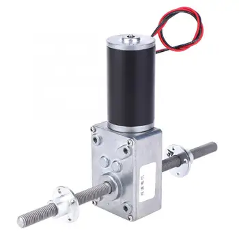DC 12V 2-100RPM Gear Reduction Motor Worm High Torque Turbo Geared Motor Mini Electric Gearbox Reducer With Flange
DC 12V 2-100RPM Gear Reduction Motor Worm High Torque Turbo Geared Motor Mini Electric Gearbox Reducer With Flange