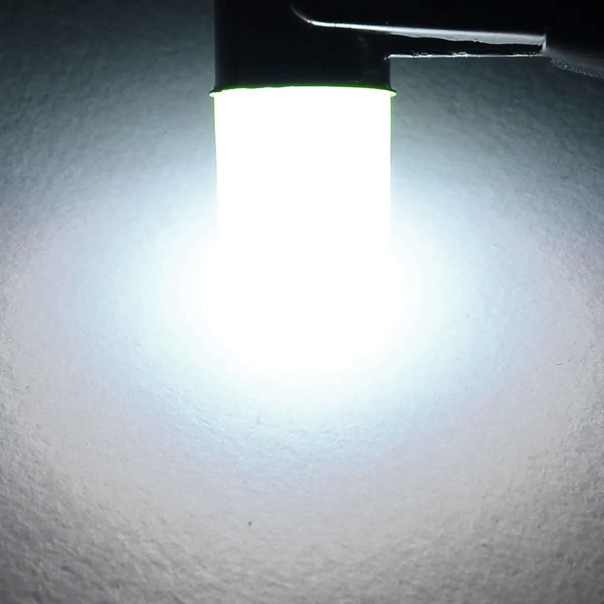 1 Pair BA9S T4W Super Bright Round 3D COB LED Pure White Car License Plate Light Bulb Auto Lamp marker light DC 12V