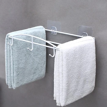 HIgh Quality Wall Hanging Iron Art Bath Towel Rack Active Bathroom Towel Holder Washbasin Shelf With Hooks Bathroom Accessories
HIgh Quality Wall Hanging Iron Art Bath Towel Rack Active Bathroom Towel Holder Washbasin Shelf With Hooks Bathroom Accessories