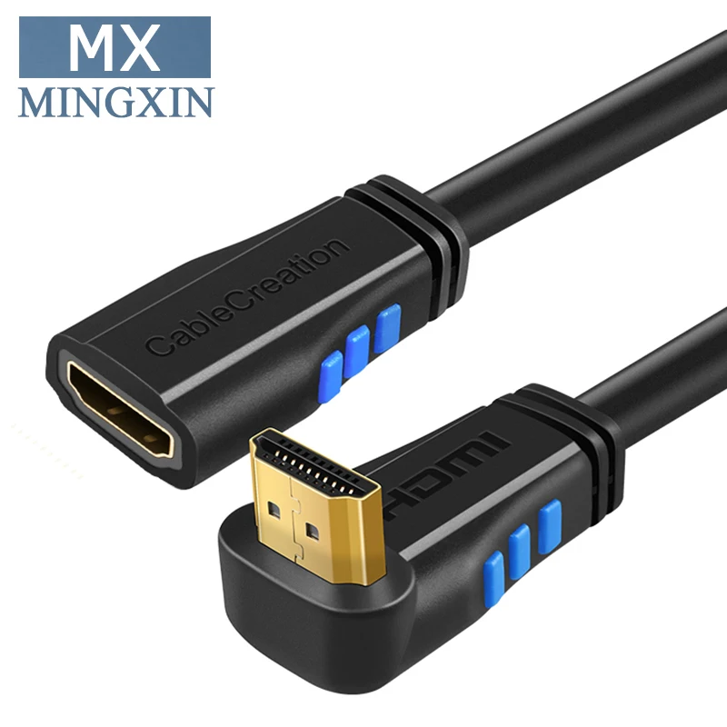 HDMI 2.0 Extension Cable, JETING Low Angle Degrees 90 4K HDMI 2.0 Male to Female Cable, 3D Video, Audio Return Channel,
HDMI 2.0 Extension Cable, JETING Low Angle Degrees 90 4K HDMI 2.0 Male to Female Cable, 3D Video, Audio Return Channel,
