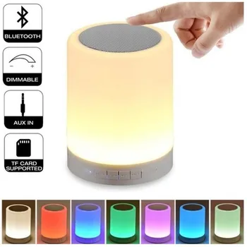 Mini USB Data Bluetooth Connection Wireless Bluetooth Speaker Smart Portable Control Colors LED Desk Table Lamp Support TF Card
Mini USB Data Bluetooth Connection Wireless Bluetooth Speaker Smart Portable Control Colors LED Desk Table Lamp Support TF Card