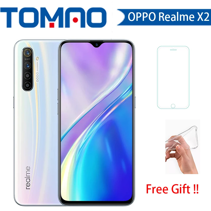 realme X2 X 2 Moblie Phone Snapdragon 730 64MP Camera 6.4'' Full Screen NFC OPPO Cellphone VOOC 30W Fast Charger
realme X2 X 2 Moblie Phone Snapdragon 730 64MP Camera 6.4'' Full Screen NFC OPPO Cellphone VOOC 30W Fast Charger