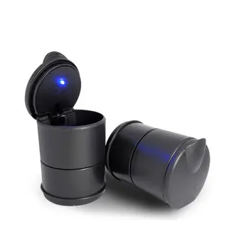 Portable LED Ashtray For Car Black Ashtrays With Lids Cylinder Cigarette Ashtray With Detachable Storage Box
Portable LED Ashtray For Car Black Ashtrays With Lids Cylinder Cigarette Ashtray With Detachable Storage Box