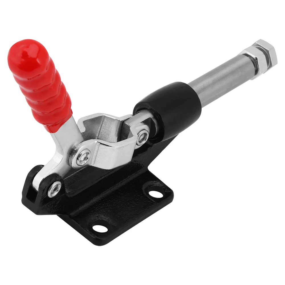 305E 386Kg Capacity 42mm Plunger Stroke Push Pull Type Toggle Clamp Push-Pull Woodworking Quick Fix Fixture Clamping Tool
305E 386Kg Capacity 42mm Plunger Stroke Push Pull Type Toggle Clamp Push-Pull Woodworking Quick Fix Fixture Clamping Tool