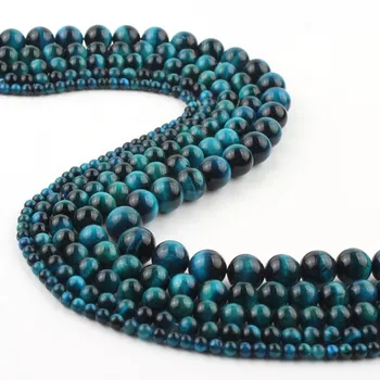 Natural Round Stone Spacer Peacock Blue Tiger Eye Beads for Jewelry Making DIY bracelet Necklace Accessories 6-10MM 15 inch
Natural Round Stone Spacer Peacock Blue Tiger Eye Beads for Jewelry Making DIY bracelet Necklace Accessories 6-10MM 15 inch