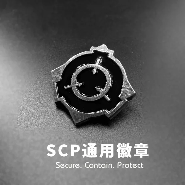 Фото Игра SCP особые условия содержания тональный крем металлический значок брошь на