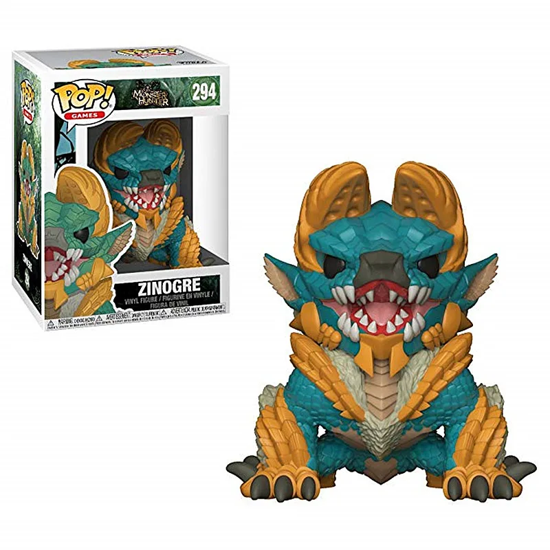 FUNKO POP New Arrival Monster Hunter Zinogre 294 # Collectible Model Anime Action Figures Toys for Chlidren Kid Birthday Gifts
FUNKO POP New Arrival Monster Hunter Zinogre 294 # Collectible Model Anime Action Figures Toys for Chlidren Kid Birthday Gifts