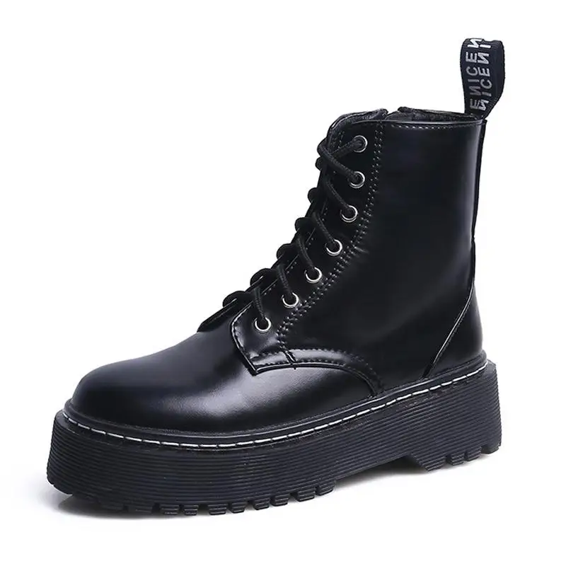 Women Boots Lace Up Flat Biker Combat Black Boots Shoes Woman botas Ladies Martin Boots Female winter boot
Women Boots Lace Up Flat Biker Combat Black Boots Shoes Woman botas Ladies Martin Boots Female winter boot