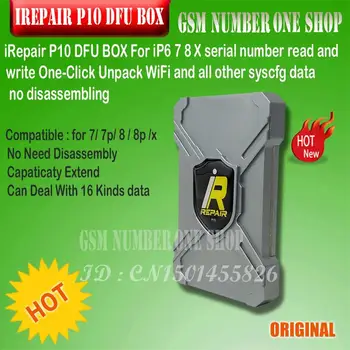 IRepair P10 DFU BOX IBox Non-Removal Programmer for Iphone Ipxd Development Firmware Mode SN Read Write One-Click Unpack WiFi
IRepair P10 DFU BOX IBox Non-Removal Programmer for Iphone Ipxd Development Firmware Mode SN Read Write One-Click Unpack WiFi