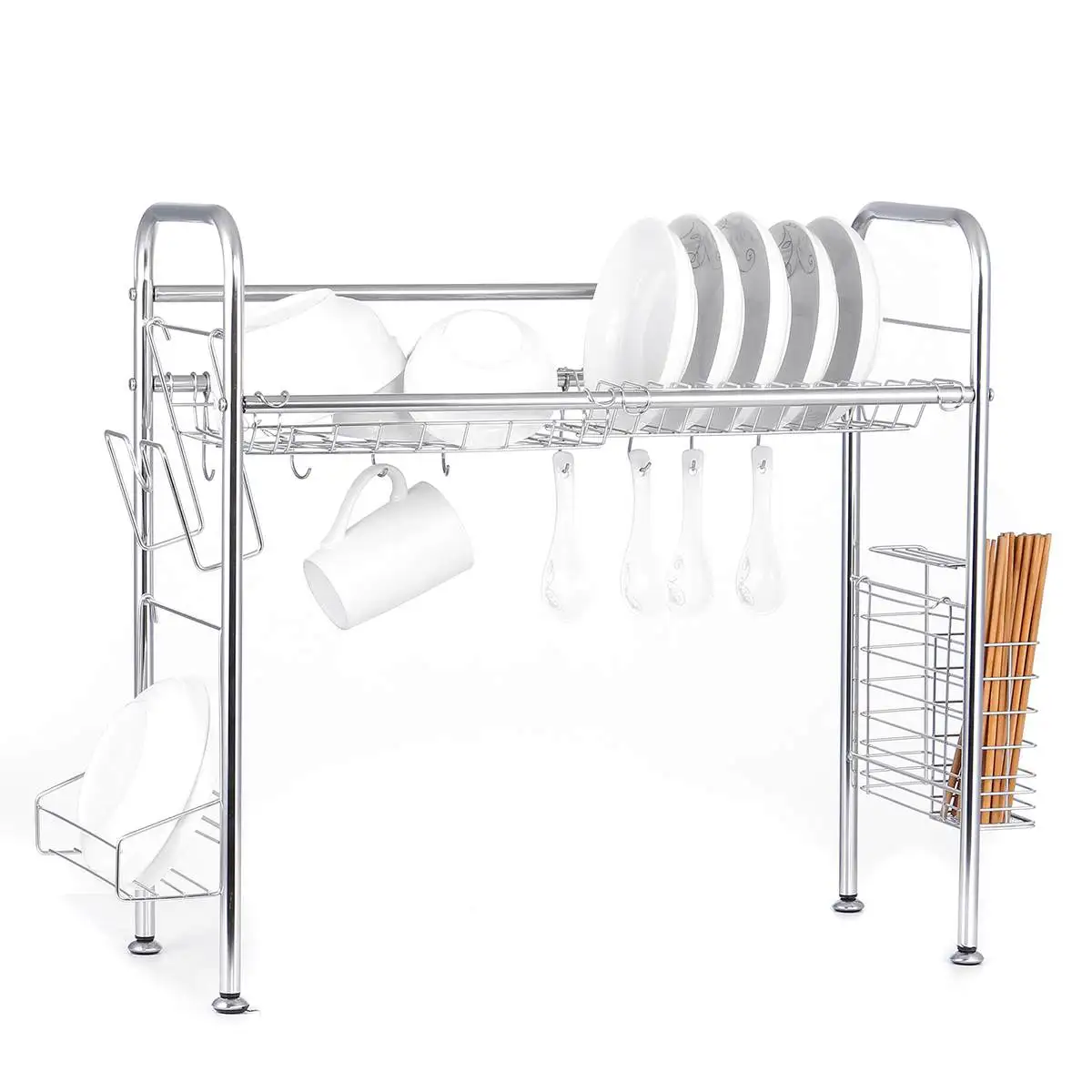 2 Layer Dish Drainer Iron Art Kitchen Cutlery Drain Rack Utensils Storage Organizer Rustproof Dishes Plates Organization Shelf
2 Layer Dish Drainer Iron Art Kitchen Cutlery Drain Rack Utensils Storage Organizer Rustproof Dishes Plates Organization Shelf