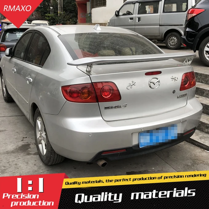 Спойлер для Mazda 3 RX8 2006 2013 высококачественный спойлер из ABS материала заднего крыла